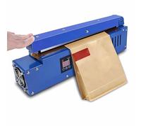 Termosaldatrice manuale per sacchetti di plastica, macchina per sigillare alimenti con stampa della data, temperatura regolabile per sacchetti PE PP