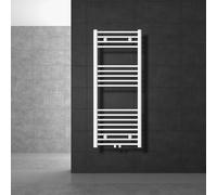 Termosifone Sahara radiatore curvo bianco raccordo centrale 50x120 cm