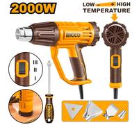 Termosoffiatore Professionele 2000W INGCO Tempretura Regolabile + 4 Diffusori