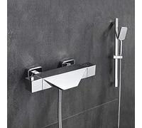 Termostatico da bagno per vasca da doccia TAP TACCHI BACCHI BACCHI MIXER MASTANTE MONTRI MOTO MISTO SET TABA CASCATO MIXER CAPIO CON DOCCHIO E SETTA CHULE SET-BLACK-B, TAP MIXER BAGNO CHROME-B,