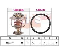 Termostato 1.880.205 EPS per DAIHATSU TOYOTA PEUGEOT CITROËN