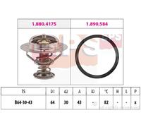 Eps 1.880.417 Termostato Liquido Refrigerante per Opel Toyota Renault Kia