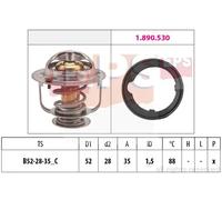 Termostato 1.880.489 EPS per HONDA JAZZ II CIVIC VIII Hatchback JAZZ III INSIGHT