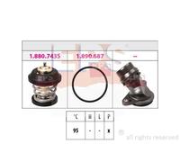 Facet Termostato motore 1.880.799K EPS per Audi VW Seat Skoda