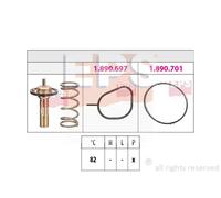 Facet Termostato motore 7.8961 per Ford Kuga II