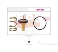EPS 1.880.995 Termostato motore per RENAULT Clio V Schrägheck (BF) 91°C