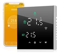 Termostato 2.4ghz wifi caldaia a gas/agua.Programmazione settimanale intelligente, compatibile con il controllo vocale tramite Google Assistant e Alexa. Richiede un'alimentazione a 230 V