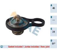 FAE 5303291 Termostato motore per MINI Schrägheck (R50, R53) 91°C