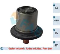 Termostato 5331082 FAE per RENAULT CITROËN PEUGEOT FIAT LANCIA