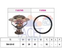 Termostato 7.8649 FACET per NISSAN INFINITI