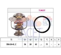 Termostato Refrigerante Facet 7.8650 Made In Italy - Oe Equivalent per Nissan