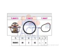 Termostato Refrigerante Facet 7.8692 Made In Italy - Oe Equivalent per Ford