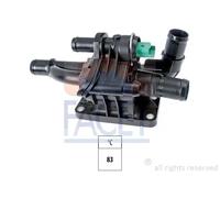 Termostato 7.8734 FACET per VOLVO CITROËN PEUGEOT MINI FORD FIAT MAZDA