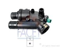 Termostato 7.8747 FACET per PEUGEOT CITROËN FORD LAND ROVER JAGUAR