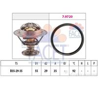 FACET Termostato Refrigerante 92°C Per Audi A3 Sportback A4 Avant Seat Leon ST