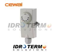 TERMOSTATO A CONTATTO REGOLABILE 0°-90° CEWAL ALLACCIO A BRACCIALE SU TUBO