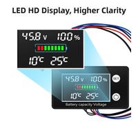 Termostato a DC 10V 100V con custodia ABS e display temperatura tension