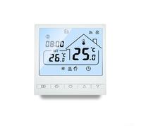 Termostato a pavimento abilitato WiFi con schermo retroilluminato e integrazione Tuya per controllo del riscaldamento a pavimento attivato dalla voce (WiFi 25A)