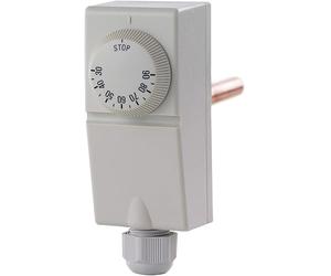TERMOSTATO AD IMMERSIONE TURE 10 elettromeccanico in custodia plastica, ad immersione, regolabile da 30 a 90°C, lunghezza 10 cm