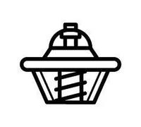 NRF 725458 Termostato motore