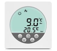 Termostato Ambiente ad Incasso Per Riscaldamento Infrarossi LED Bianco #A34