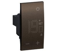 Termostato ambiente Bticino Living Now 2 moduli 230V bronzo KB4441