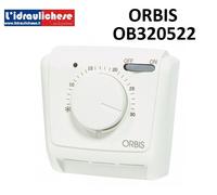 TERMOSTATO AMBIENTE CALDAIA DA PARETE CON INTERRUTTORE ON/OFF BIANCO LED ROTELLA