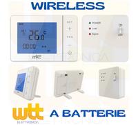 TERMOSTATO AMBIENTE CALDAIA RISCALDAMENTO wireless senza fili viaradio on air