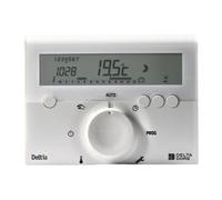 Termostato ambiente DELTA DORE Deltia 8.00 programmabile cablato LCD 2 fili Bianco - Nouvo