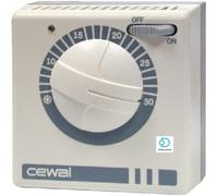Termostato ambiente elettromeccanico a membrana RQ30 Cewal 230v