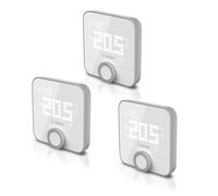 Termostato ambiente II Bosch Smart Home per sistemi di riscaldamento cablati, 230 V, compatibile con Google Assistant e Alexa, set da 3 pezzi