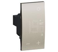 Termostato ambiente per fancoil Bticino Living Now champagne KC4691