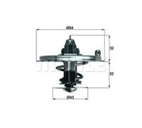 Termostato BEHR Refrigerante Con Guarnizione 71°C TX 36 71D