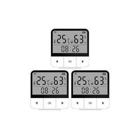 Termostato caldaia, Termometro Per Interni Igrometro Digitale WIFI Sensore Intelligente Di Temperatura E Umidità Con Display LCD Controllo Termostato App Mobile,per sistemi di riscaldamento(3PCS)