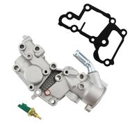 Termostato Compatibile Con Citroen BX C15 C3 1336.Y8 9654775080 1336Y8 Termostato Custodia Refrigerante Uscita Acqua Collo Flangia(With 1 sensor)