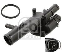Febi bilstein 104758 - Termostato con alloggiamento, guarnizione e interruttore di temperatura, 1 pezzo