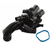 febi bilstein Termostato 107657 con alloggiamento per Citroën/Peugeot, guarnizione e interruttore