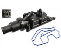 Febi bilstein 108756 - Termostato con alloggiamento, guarnizione e interruttore di temperatura, 1 pezzo