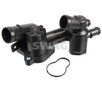 Termostato con alloggiamento 33 10 0796 SWAG per VW SKODA SEAT AUDI
