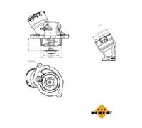 NRF 725023 Termostato motore