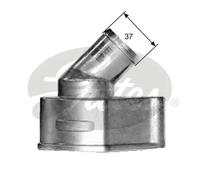 Gates Termostato motore TH15087G1 con alloggiamento e guarnizioni 87°C per Chevrolet, Daewoo, Opel