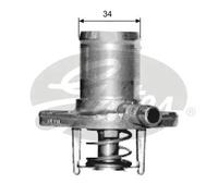 Termostato con alloggiamento TH15289G1 GATES per RENAULT CLIO II CLIO I KANGOO