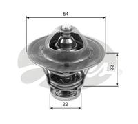 Termostato con alloggiamento TH22285G1 GATES per OPEL MAZDA HONDA