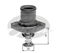 Termostato con alloggiamento TH24989G1 GATES per PEUGEOT CITROËN FIAT LANCIA