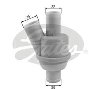 GATES TH35882 Termostato motore con alloggiamento 82°C