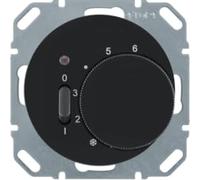 Termostato con contacto NC, R.1/R.3, negro, brillo