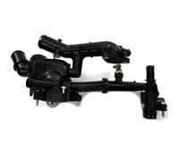 Termostato con gruppo tubo refrigerante progettato per Ford per Fiesta, per Focus, C Max 1 0L Motori OEM H6BG8575AA