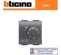 TERMOSTATO CONDIZIONAMENTO 230V BTICINO LIVING INTERNATIONAL L4441 ANTRACITE.