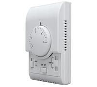 Termostato Condizionatore, Termostato Centrale per Aria Condizionata Montaggio a Parete Regolabile a 2 Vie con Vite per Fan Coil per Supermercato per Camera