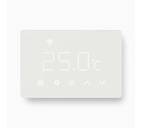 Termostato da incasso, montaggio su scatola 3 moduli, design moderno e sottile, colore bianco, touch screen LED, programmi per giorno/settimana, 220V 230V, caldaia, riscaldamento, ET4301